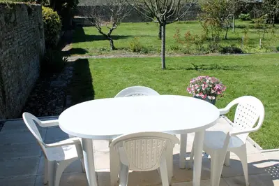 Jardin de l'établissement Gite Le Verger