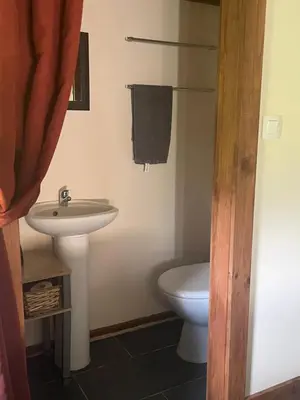 Salle de bains dans l'établissement La Boulangerie