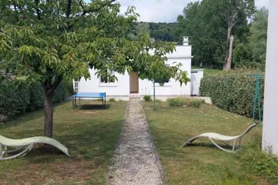 Jardin de l'établissement Maison à 50 m de la plage