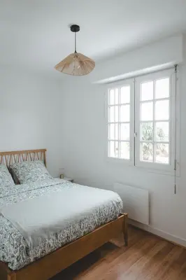 Un ou plusieurs lits dans un hébergement de l'établissement L'escapade appartement 4 pers