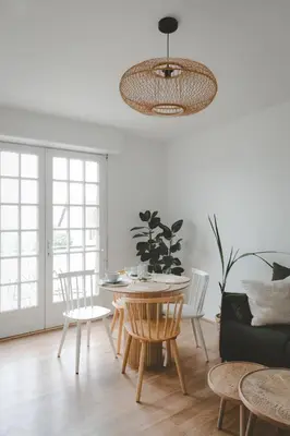 Coin salon dans l'établissement L'escapade appartement 4 pers