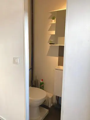 Salle de bains dans l'établissement Studio Rue Saint Jean