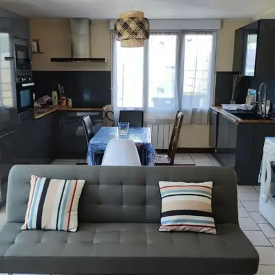 Studio confortable à Flamanville - 35m² - Jardin privé