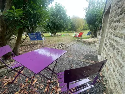 Jardin de l'établissement Chambre à la campagne la ch tite bauquerie