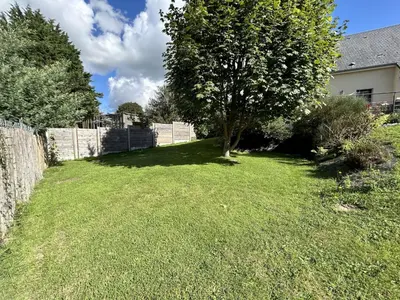 Jardin de l'établissement Maison calme, proche tennis, 3 chambres, terrasse, Wi-Fi, parking - FR-1-361-554