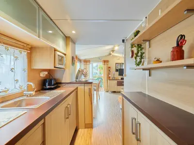 Cuisine ou kitchenette dans l'établissement Holiday Home Rêves & Sérénité by Interhome
