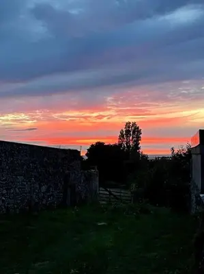 Paysage naturel près de la maison de vacances