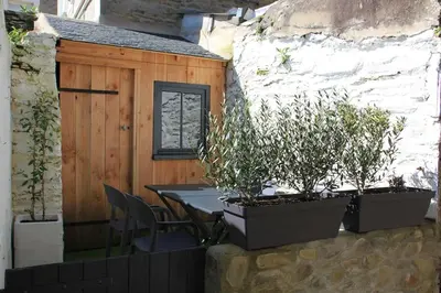 Vue générale sur la montagne ou vue sur la montagne depuis la maison de vacances