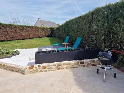 Jardin de l'établissement Le flamantNoir