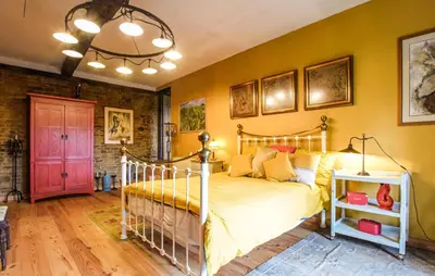 Un ou plusieurs lits dans un hébergement de l'établissement Lovely Home In Les Loges-Marchis