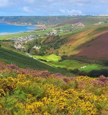 Paysage naturel près de la maison de vacances