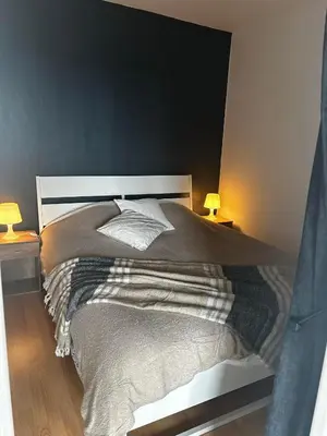 Un ou plusieurs lits dans un hébergement de l'établissement Bellevue - 35 m2 - parking - 10 min centre-ville