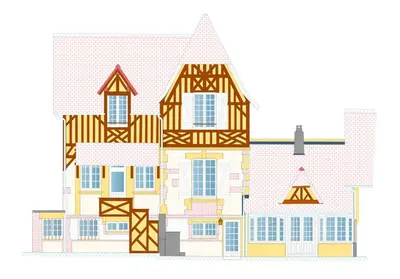 Plan de l'établissement Le Petit Shamrock - villa sur la plage