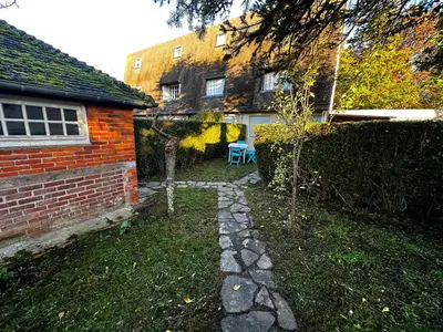 Jardin de l'établissement La Casita, triplex avec jardin proche du centre