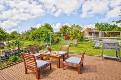 Jardin de l'établissement Gîte 
