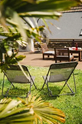 Jardin de l'établissement Gîte 