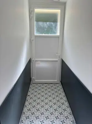 Plan de l'établissement Studio Bois flotté Cherbourg Netflix Parking