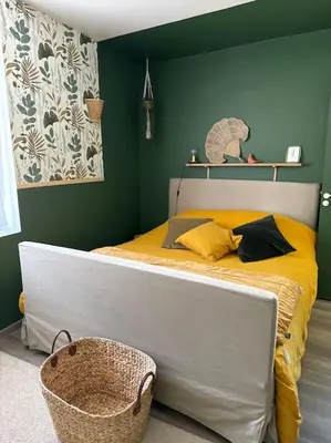 Un ou plusieurs lits dans un hébergement de l'établissement Petite maison de ville