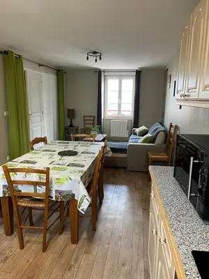 Cuisine ou kitchenette dans l'établissement Gite du souvenir