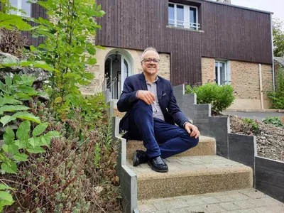 Jardin de l'établissement Le Petit Moulin Rouge, B&B, SDB en-suite, parking privé gratuit