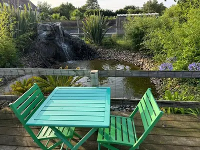 Jardin de l'établissement Gîte de campagne