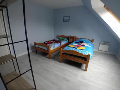 Un ou plusieurs lits dans un hébergement de l'établissement Gîte du Buron 6 8 personnes