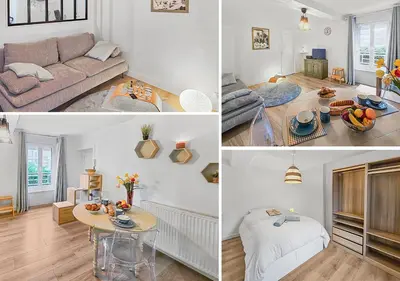 Un ou plusieurs lits dans un hébergement de l'établissement Le SweetHome