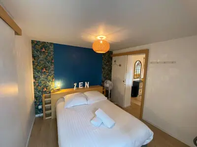 Un ou plusieurs lits dans un hébergement de l'établissement Armonid au coeur de Cabourg