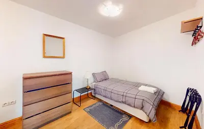 Un ou plusieurs lits dans un hébergement de l'établissement 2 Bedroom Nice Home In Tournières