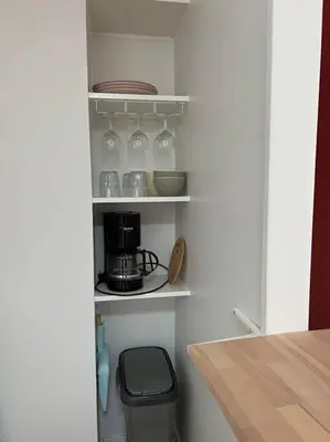 Cuisine ou kitchenette dans l'établissement Le Terracotta - joli duplex centre ville