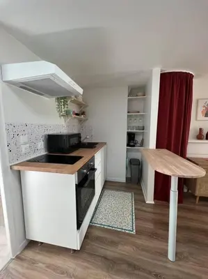 Cuisine ou kitchenette dans l'établissement Le Terracotta - joli duplex centre ville