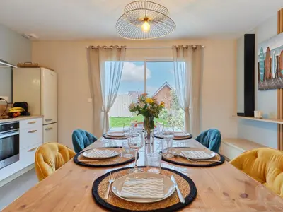 Cuisine ou kitchenette dans l'établissement Holiday Home Saro by Interhome
