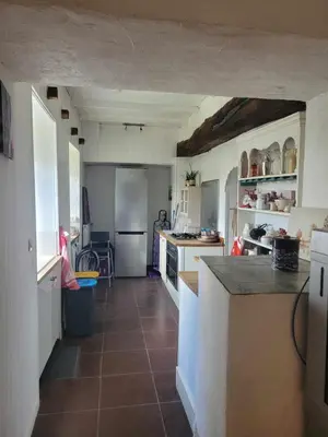 Cuisine ou kitchenette dans l'établissement Château de la Rucquetière