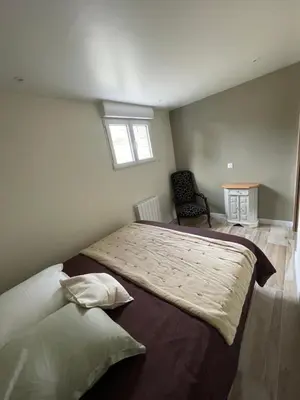 Un ou plusieurs lits dans un hébergement de l'établissement Le gîte du Doux Refuge