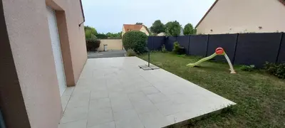 Jardin de l'établissement Maison calme proche mer