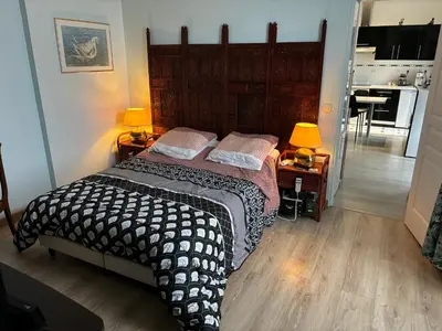 Cuisine ou kitchenette dans l'établissement Appartement