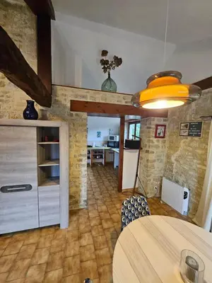 Cuisine ou kitchenette dans l'établissement Le Longbeach 2
