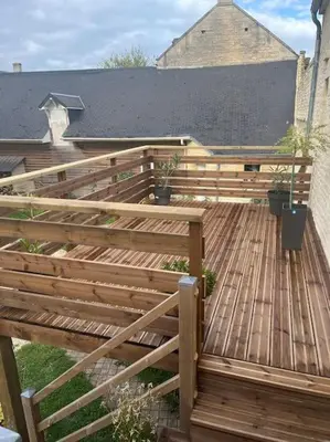 Plan de l'établissement Maison à Luc sur Mer