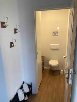Salle de bains dans l'établissement Maisonnette Individuelle