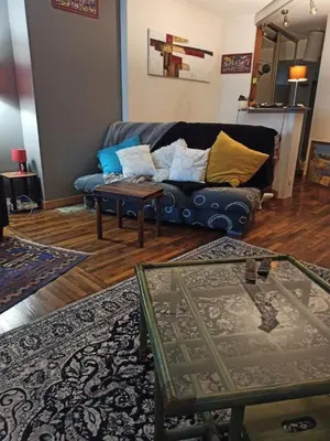 Coin salon dans l'établissement appartement hyper centre ville au 1er étage