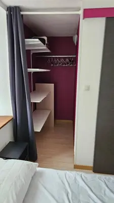 Un ou plusieurs lits dans un hébergement de l'établissement Gite chez Corinne et Marc