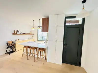 Cuisine ou kitchenette dans l'établissement La Maison du Nice Caennais