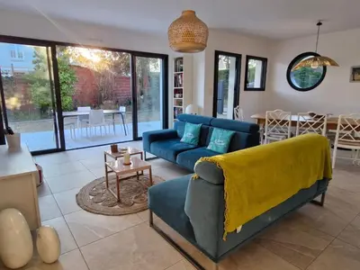 Coin salon dans l'établissement Côté DUNES