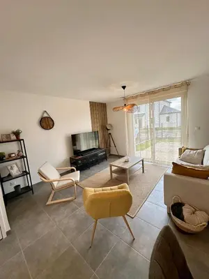 Coin salon dans l'établissement La Villa Chill