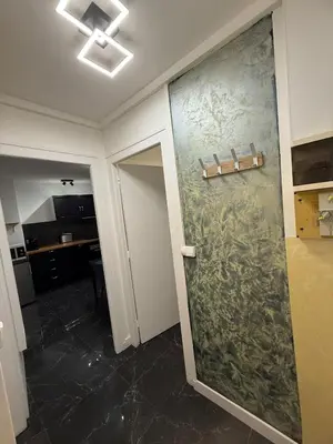 Cuisine ou kitchenette dans l'établissement Le Rossignol 1 er etage