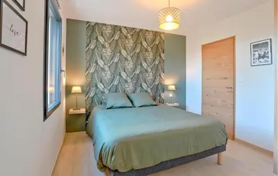 Un ou plusieurs lits dans un hébergement de l'établissement Lovely Home In Saint-Germain-Sur-Ay