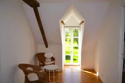 Coin salon dans l'établissement Maison Le Landais