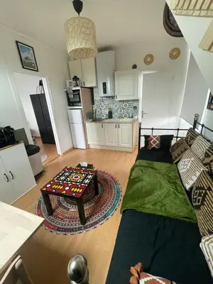 Cuisine ou kitchenette dans l'établissement Un cocon au Presbytère avec place de parking voiture gratuite