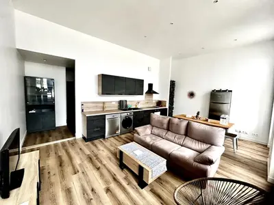 Cuisine ou kitchenette dans l'établissement Modern app #2 renovated ground floor 4pers