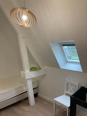 Un ou plusieurs lits dans un hébergement de l'établissement Villa Cancale, vue mer, 15 pers, plage à 200m